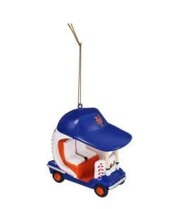 Christmas Tree Decorations Team Sports America New York Mets 3 In. MLB Field Car Christmas Ornament