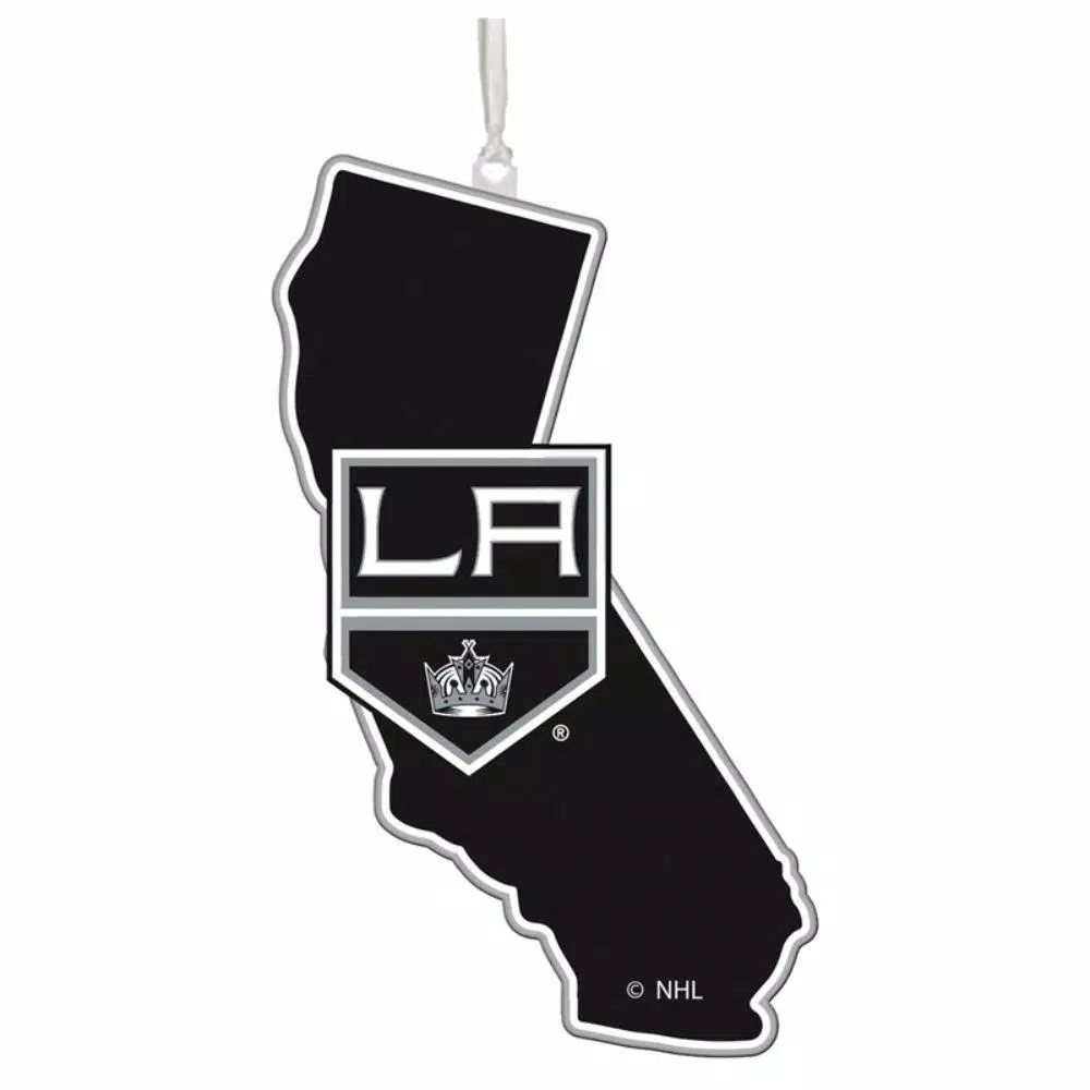 Christmas Tree Decorations Team Sports America Los Angeles Kings 5 In. NHL Team State Christmas Ornament 1 Christmas Tree Decorations Team Sports America Los Angeles Kings 5 In. NHL Team State Christmas Ornament