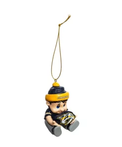 Christmas Tree Decorations Team Sports America 2 In. Nashville Predators NHL New Lil Fan Christmas Ornament
