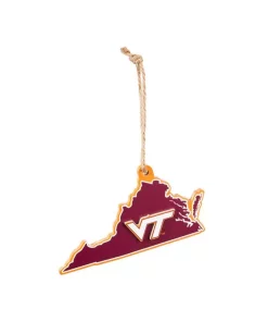Christmas Tree Decorations Team Sports America Virginia Tech 5 In. NCAA Team State Christmas Ornament