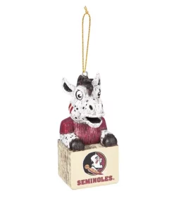 Christmas Tree Decorations Team Sports America Florida State University 1-1/2 In. NCAA Mascot Tiki Totem Christmas Ornament