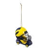 Christmas Tree Decorations Team Sports America University Of Michigan 3 In. NCAA Field Car Christmas Ornament