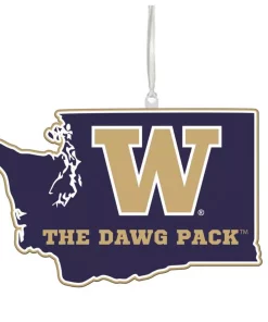 Christmas Tree Decorations Team Sports America University Of Washington 5 In. NCAA Team State Christmas Ornament