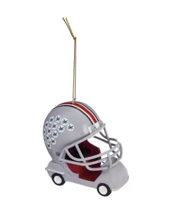 Christmas Tree Decorations Team Sports America Ohio State University 3 In. NCAA Field Car Christmas Ornament