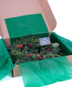 Christmas Greenery VAN ZYVERDEN 24 In. Live Fresh Cut Pacific Northwest Countryside Christmas Wreath -Christmas Tree Decorations Shop van zyverden christmas wreaths 87407 44 1000