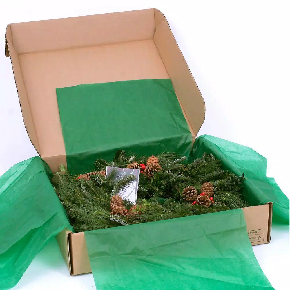 Christmas Greenery VAN ZYVERDEN 24 In. Live Fresh Cut Blue Ridge Mountain Mixed Christmas Wreath With Cones And Berries 4 Christmas Greenery VAN ZYVERDEN 24 In. Live Fresh Cut Blue Ridge Mountain Mixed Christmas Wreath With Cones And Berries - Image 4