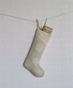 Indoor Christmas Decorations VHC Brands 20 In. Cotton/Metallic Thread Ingrid Ash Grey Farmhouse Christmas Decor Stocking 5 Indoor Christmas Decorations VHC Brands 20 In. Cotton/Metallic Thread Ingrid Ash Grey Farmhouse Christmas Decor Stocking -Christmas Tree Decorations Shop vhc brands christmas stockings 32016 31 1000