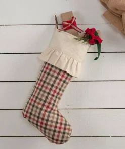 Indoor Christmas Decorations VHC Brands 20 In. Hollis Ivory White Farmhouse Christmas Decor Plaid Stocking 5 Indoor Christmas Decorations VHC Brands 20 In. Hollis Ivory White Farmhouse Christmas Decor Plaid Stocking -Christmas Tree Decorations Shop vhc brands christmas stockings 42532 31 1000
