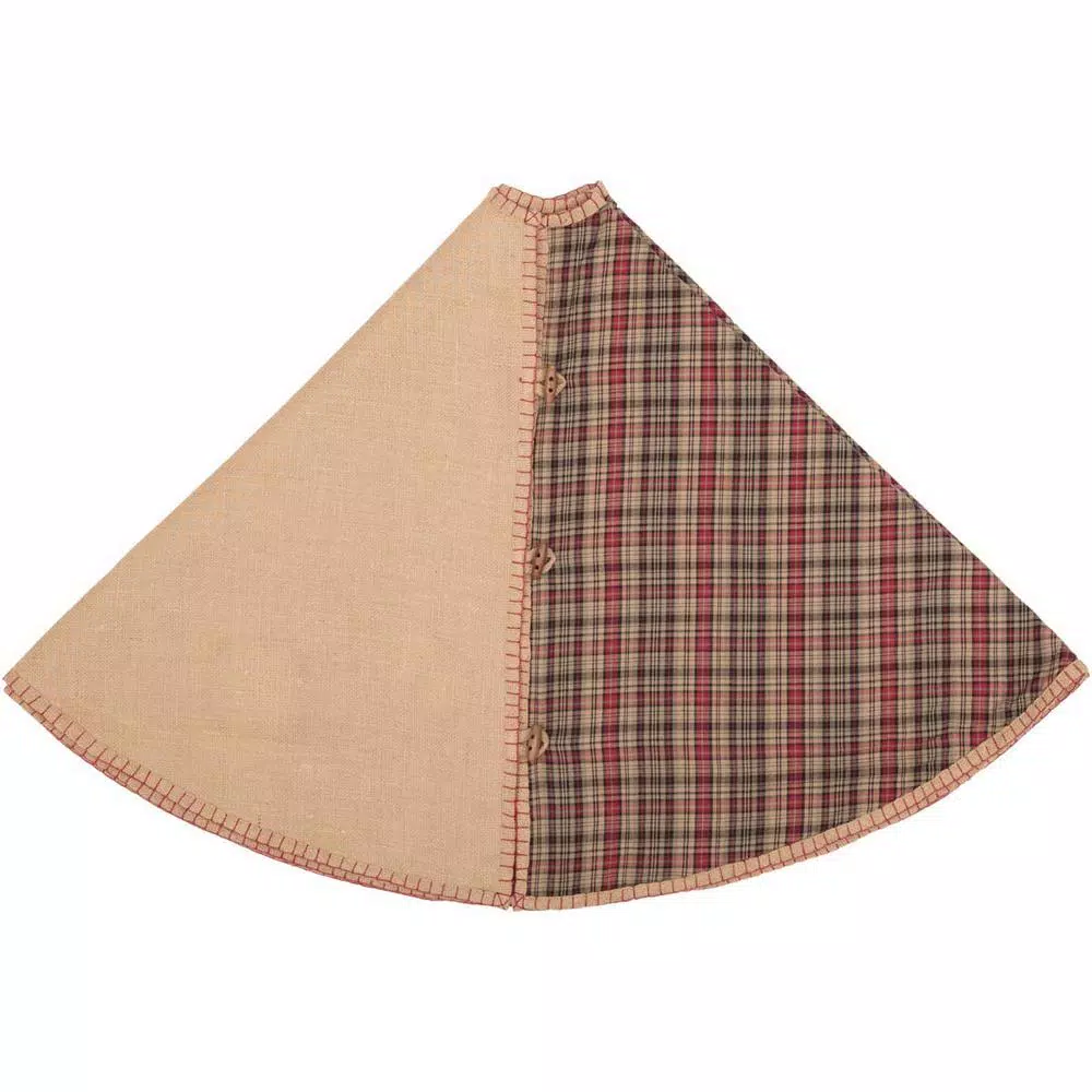 Christmas Tree Decorations VHC Brands 55 In. Clement Natural Tan Rustic Christmas Decor Tree Skirt 3 Christmas Tree Decorations VHC Brands 55 In. Clement Natural Tan Rustic Christmas Decor Tree Skirt - Image 3