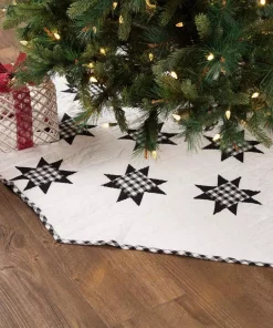 Christmas Tree Decorations VHC Brands 55 In. Black Emmie Farmhouse Christmas Decor Patchwork Tree Skirt 7 Christmas Tree Decorations VHC Brands 55 In. Black Emmie Farmhouse Christmas Decor Patchwork Tree Skirt -Christmas Tree Decorations Shop vhc brands christmas tree skirts collars 42504 31 1000