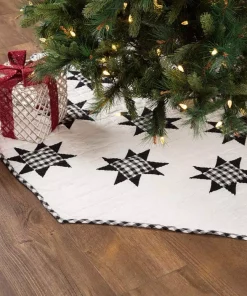 Christmas Tree Decorations VHC Brands 60 In. Black Emmie Farmhouse Christmas Decor Patchwork Tree Skirt 7 Christmas Tree Decorations VHC Brands 60 In. Black Emmie Farmhouse Christmas Decor Patchwork Tree Skirt -Christmas Tree Decorations Shop vhc brands christmas tree skirts collars 42505 31 1000