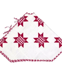 Christmas Tree Decorations VHC Brands 55 In. Red Emmie Farmhouse Christmas Decor Patchwork Tree Skirt -Christmas Tree Decorations Shop vhc brands christmas tree skirts collars 42508 4f 1000