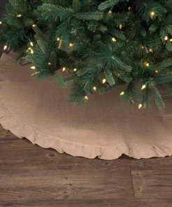 Christmas Tree Decorations VHC Brands 48 In. Jute Burlap Natural Tan Holiday Rustic And Lodge Decor Tree Skirt 5 Christmas Tree Decorations VHC Brands 48 In. Jute Burlap Natural Tan Holiday Rustic And Lodge Decor Tree Skirt -Christmas Tree Decorations Shop vhc brands christmas tree skirts collars 42556 31 1000