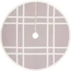 Christmas Tree Decorations VHC Brands 60 In. Grey Margot Farmhouse Christmas Decor Tree Skirt