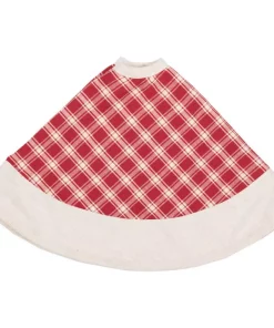 Christmas Tree Decorations VHC Brands 21 In. Red Plaid Christmas Farmhouse Decor Tree Skirt 6 Christmas Tree Decorations VHC Brands 21 In. Red Plaid Christmas Farmhouse Decor Tree Skirt -Christmas Tree Decorations Shop vhc brands christmas tree skirts collars 42596 4f 1000
