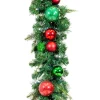 Christmas Greenery Village Lighting Company 9 Ft. Pre-Lit LED Christmas Cheer Garland