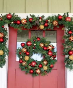 Christmas Greenery Village Lighting Company 9 Ft. Pre-Lit LED Christmas Classic Garland -Christmas Tree Decorations Shop village lighting company christmas garland v 20711 4f 1000