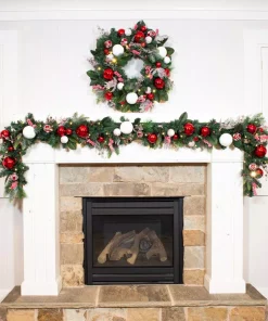 Christmas Greenery Village Lighting Company 30 In. Pre-Lit LED Nordic Wreath 9 Christmas Greenery Village Lighting Company 30 In. Pre-Lit LED Nordic Wreath -Christmas Tree Decorations Shop village lighting company christmas wreaths v 20712 44 1000