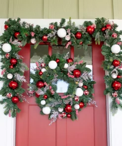 Christmas Greenery Village Lighting Company 30 In. Pre-Lit LED Nordic Wreath 7 Christmas Greenery Village Lighting Company 30 In. Pre-Lit LED Nordic Wreath -Christmas Tree Decorations Shop village lighting company christmas wreaths v 20712 4f 1000