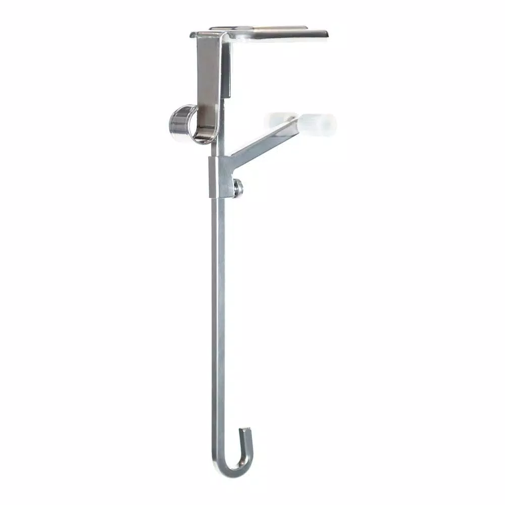 Indoor Christmas Decorations Village Lighting Company Silver Mantle Garland And Stocking Holder 3-Pack 2 Indoor Christmas Decorations Village Lighting Company Silver Mantle Garland And Stocking Holder 3-Pack - Image 2