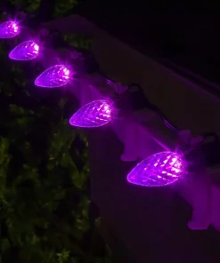 Christmas Lights Wintergreen Lighting OptiCore C7 LED Purple Faceted Replacement Light Bulbs (25-Pack) 8 Christmas Lights Wintergreen Lighting OptiCore C7 LED Purple Faceted Replacement Light Bulbs (25-Pack) -Christmas Tree Decorations Shop wintergreen lighting christmas light bulbs 72631 4f 1000