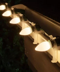 Christmas Lights Wintergreen Lighting OptiCore C7 LED Warm White Smooth/Opaque Christmas Light Bulbs (25-Pack) -Christmas Tree Decorations Shop wintergreen lighting christmas light bulbs 74024 4f 1000