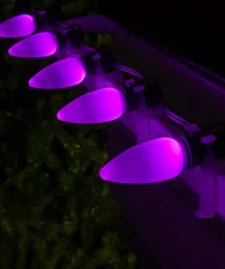 Christmas Lights Wintergreen Lighting OptiCore C9 LED Purple Smooth/Opaque Replacement Light Bulbs (25-Pack) 8 Christmas Lights Wintergreen Lighting OptiCore C9 LED Purple Smooth/Opaque Replacement Light Bulbs (25-Pack) -Christmas Tree Decorations Shop wintergreen lighting christmas light bulbs 74058 4f 1000