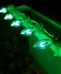 Christmas Lights Wintergreen Lighting FlexFilament C9 LED Shatterproof Green Vintage Edison Christmas Light Bulbs (5-Pack) 6 Christmas Lights Wintergreen Lighting FlexFilament C9 LED Shatterproof Green Vintage Edison Christmas Light Bulbs (5-Pack) -Christmas Tree Decorations Shop wintergreen lighting christmas light bulbs 80676 4f 1000