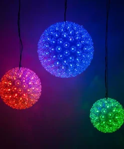 Christmas Lights Wintergreen Lighting 7.5 In. 120-Light LED Color Changing Starlight Sphere With Remote Control 9 Christmas Lights Wintergreen Lighting 7.5 In. 120-Light LED Color Changing Starlight Sphere With Remote Control -Christmas Tree Decorations Shop wintergreen lighting christmas novelty lights 76060 4f 1000
