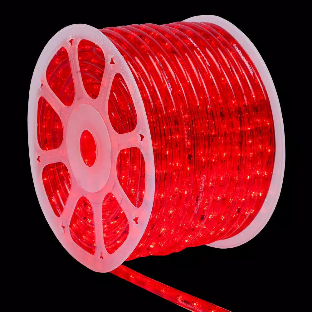 Christmas Lights Wintergreen Lighting 150 Ft. LED Red Rope Light Kit 1 Christmas Lights Wintergreen Lighting 150 Ft. LED Red Rope Light Kit