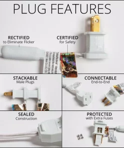 Christmas Lights Wintergreen Lighting 7 Ft. 70-Light M5 LED Cool White Icicle Light Set -Christmas Tree Decorations Shop wintergreen lighting icicle lights 20351 44 1000