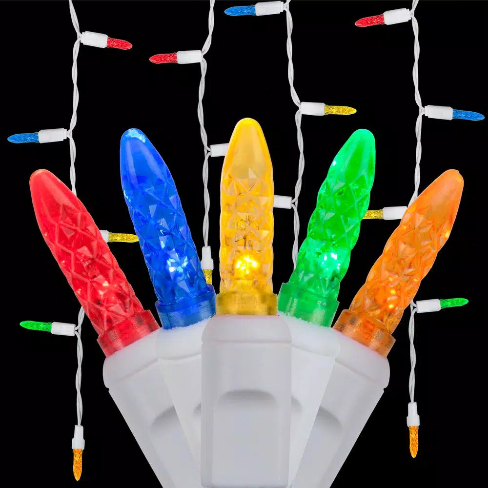 Christmas Lights Wintergreen Lighting 7 Ft. 70-Light LED M5 Multi-Color Icicle Light Set 1 Christmas Lights Wintergreen Lighting 7 Ft. 70-Light LED M5 Multi-Color Icicle Light Set