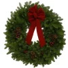 Christmas Greenery Worcester Wreath 30 In. Balsam Fir Classic Fresh Wreath : Multiple Ship Weeks Available