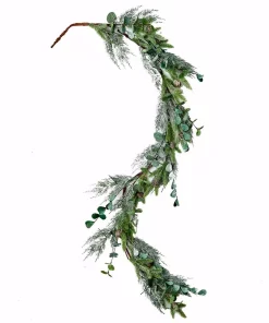 Christmas Greenery Worth Imports 5 Ft. Mixed Pine And Eucalyptus Garland