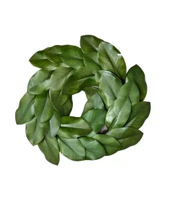 Christmas Greenery Worth Imports 20 In. Magnolia Leaf Wreath