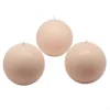 Indoor Christmas Decorations Zest Candle 3 In. Ivory Ball Candles (6-Box)