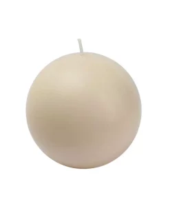 Indoor Christmas Decorations Zest Candle 4 In. Ivory Ball Candles (2-Box)