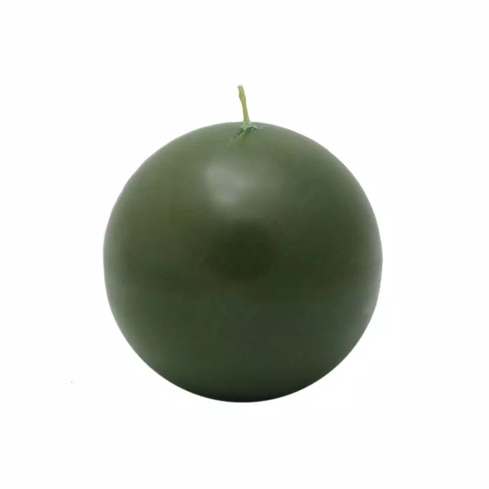 Indoor Christmas Decorations Zest Candle 4 In. Hunter Green Ball Candles (2-Box) 1 Indoor Christmas Decorations Zest Candle 4 In. Hunter Green Ball Candles (2-Box)