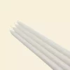 Indoor Christmas Decorations Zest Candle 12 In. White Taper Candles (12-Set)