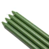 Indoor Christmas Decorations Zest Candle 10 In. Hunter Green Straight Taper Candles (12-Set)