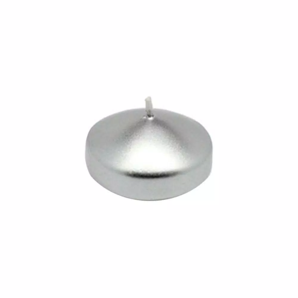 Indoor Christmas Decorations Zest Candle 1.75 In. Metallic Silver Floating Candles (Box Of 24) 1 Indoor Christmas Decorations Zest Candle 1.75 In. Metallic Silver Floating Candles (Box Of 24)