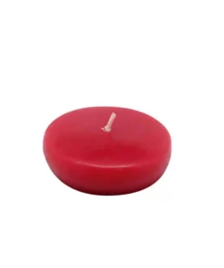 Indoor Christmas Decorations Zest Candle 2.25 In. Red Floating Candles (Box Of 24)