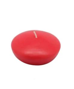 Indoor Christmas Decorations Zest Candle 3 In. Ruby Red Floating Candles (Box Of 12)