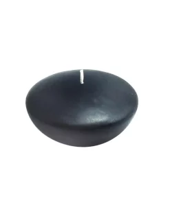 Indoor Christmas Decorations Zest Candle 3 In. Black Floating Candles (Box Of 12)