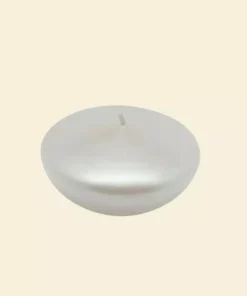 Indoor Christmas Decorations Zest Candle 3 In. Pearl White Floating Candles (Box Of 12)