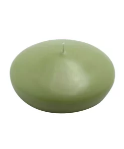 Indoor Christmas Decorations Zest Candle 4 In. Sage Green Floating Candles (Box Of 3)