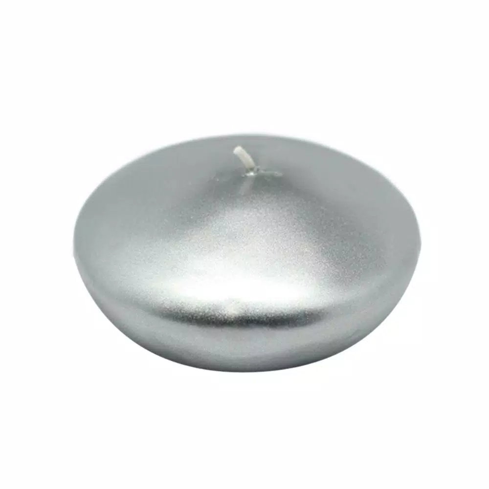 Indoor Christmas Decorations Zest Candle 4 In. Metallic Silver Floating Candles (3-Box) 1 Indoor Christmas Decorations Zest Candle 4 In. Metallic Silver Floating Candles (3-Box)