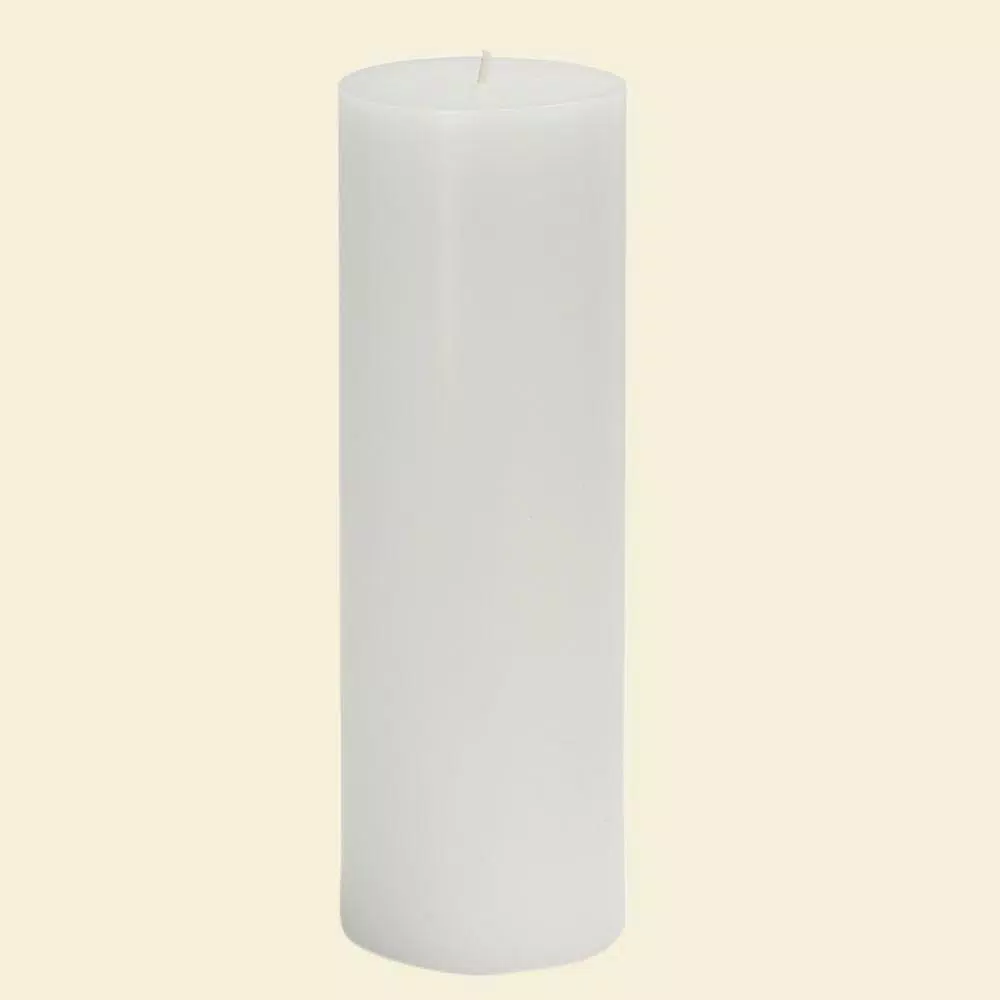 Indoor Christmas Decorations Zest Candle 3 In. X 9 In. White Hand-poured Pillar Candles Bulk (Case Of 12) 1 Indoor Christmas Decorations Zest Candle 3 In. X 9 In. White Hand-poured Pillar Candles Bulk (Case Of 12)