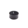 Indoor Christmas Decorations Zest Candle 1.5 In. Black Tealight Candles (50-Pack)