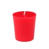 Indoor Christmas Decorations Zest Candle 1.75 In. Red Votive Candles (12-Box)